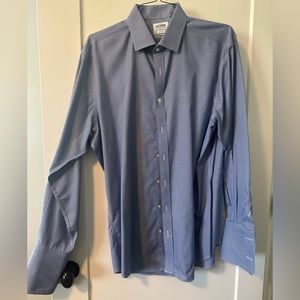 T.M. Lewin Mens Slim Fit Dress Shirt - Size 17 1/2